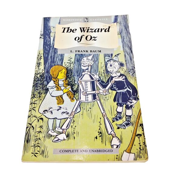 The Wizard of Oz Wordsworth Classics L Frank Baum Paperback Book 1993 Vintage - Picture 1 of 5